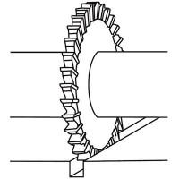 Дискова фреза 80x 5.0x27.00 мм z=20 HSSCo5 DIN885B ZPS 739275.08005