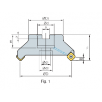 Фрезерна головка RM6PS032R-2W32-120-WN08 KORLOY