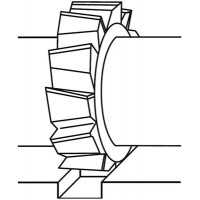 Дисковая фреза 100x14.0x 32mm z=14 HSSE DIN885 ZPS 720373.10014