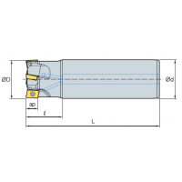 Фрезерна головка AMS15016HS-2L16 KORLOY