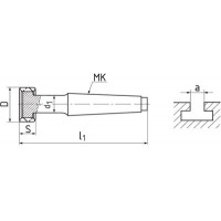 Дисковая фреза ?60.0x28.0x.31.0x188.0 z= 10 HSS KOONUS MORSE-4 DIN851 31034.600 ZPS