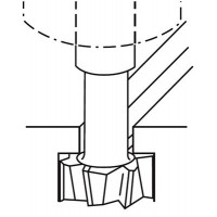 Дисковая фреза ?60.0x28.0x.31.0x188.0 z= 10 HSS KOONUS MORSE-4 DIN851 31034.600 ZPS