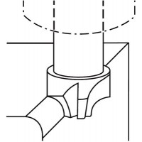 Фреза кінцева радіусна R 5.0 16.0x 60.0x 16.00 mm z= 4 HSSCo8TiN DIN6518 ZPS 360018.050