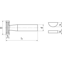 Дисковая фреза ?28.5x 6.0x63.0x10.0 HSSCo5 DIN850 320005F.285060 ZPS