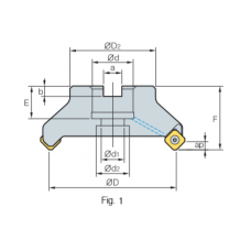 Фрезерная головка RM8ACM4050HR-M KORLOY
