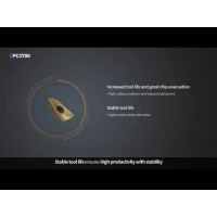 Фрезерна пластина APMT11T308PDER-ML PC9540 KORLOY