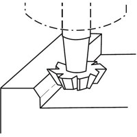 Дисковая фреза угловая 75°?16.0x 8.0x60.0x12.0 z=10 HSSCo5 350015.075160 DIN1833B ZPS