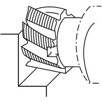 Фреза цилиндрическая 40x 32.0x16mm z= 6 HSSCo5 DIN1880 ZPS 624275.040