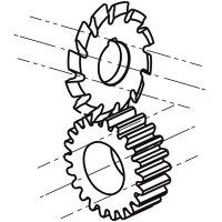 Дисковая фреза модульная 1.0- 50x 16 z=21-25 HSSCo5 DIN3972 ZPS 890075.1004