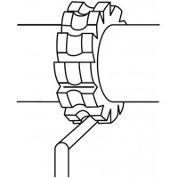 Дисковая фреза полукруглая R 5.0 x63x20x22 mm z=12 HSSCo5 DIN855A ZPS 820075V.050