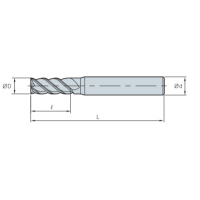 Фреза кінцева IPRE4160-100-R05 PC320 16.0x40x100 z=4 KORLOY