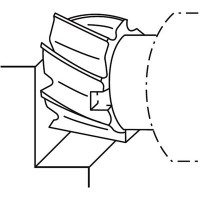 Фреза цилиндрическая 50x 36.0x 22mm z= 4 HSSCo5 DIN1880 ZPS 610275V.050