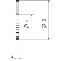 Дискова фреза 80x 0.50x22.00 мм z=128 HSS DIN1837 ZPS 722910.0800050