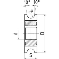 Дискова фреза напівкругла R 3.0 x63x12x22 mm z=12 HSS DIN855 ZPS 820070.030