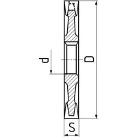 Дискова фреза 160x10.0x40mm z=26 HSSCo5 DIN885 ZPS 730275.16010