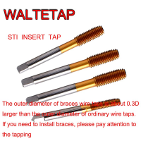 Waltetap Hsse Insert Sti With Tin Forming Tap St Unc 4-40 6-32 8-32 1/4-20 Unf 10-32 Machine Screw Thread Taps - Tap & Die -