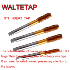 Waltetap Hsse Insert Sti With Tin Forming Tap St Unc 4-40 6-32 8-32 1/4-20 Unf 10-32 Machine Screw Thread Taps - Tap & Die -