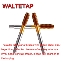 Waltetap Hsse Insert Sti With Tin Forming Tap St Unc 4-40 6-32 8-32 1/4-20 Unf 10-32 Machine Screw Thread Taps - Tap & Die -