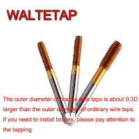 Waltetap Hsse Insert Sti With Tin Forming Tap St Unc 4-40 6-32 8-32 1/4-20 Unf 10-32 Machine Screw Thread Taps - Tap & Die -