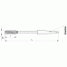 Розгортка машинна 11.00/H9x 41x175 HSS MORSE-1 t=6 DIN208 Form B CSN221431 STIMZET