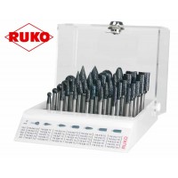 Набор напильников для твердосплавного металла Ruko TiCN - 35 шт.