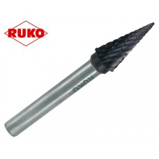 Напильник с заостренным конусом по металлу Ruko TiCN - форма SKM / 6 мм