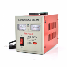 Стабілізатор Merlion AVR-500VA, аналогова індикація, Q6