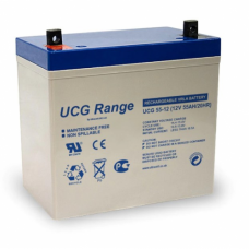Акумуляторна батарея Ultracell UCG55-12 GEL 12V 55 Ah (229 x 138 x 210) White Q1 / 84