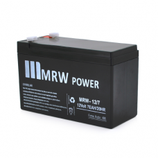 Акумуляторна батарея Mervesan MRW-12 / 7L 12 V 7Ah ( 150 x 65 x 95 (100) ) BLACK (1.65kg) Q8 / 672