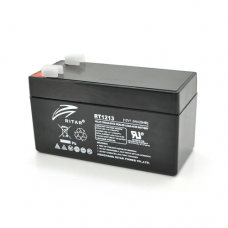Акумуляторна батарея AGM RITAR RT1213, Black Case, 12V 1.3Ah ( 98 х 44 х 53 (59) ) Q20
