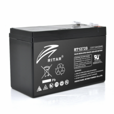 Акумуляторна батарея AGM RITAR RT1272B, Black Case, 12V 7.2Ah ( 151 х 65 х 94 (100) ) Q10