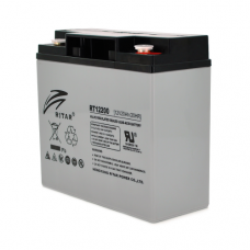 Акумуляторна батарея AGM RITAR RT12200, Gray Case, 12V 20.0Ah ( 181 х 77 х 167 ) Q4