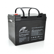 Акумуляторна батарея Ritar LiFePO4 12,8V 35Ah 448Wh ( 195 x 130 x155 (168) ) Q1