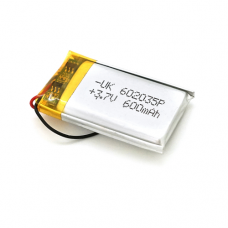 Літій-полімерний акумулятор 6*20*35mm (Li-ion 3.7В 600мА&amp;middot;год)
