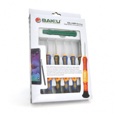 Набір інструментів BAKKU BK-6000 (Викрутки: T2, T3, T5, T6, &amp;quot;мерс&amp;quot; 1.5, крест1.7, Пінцети: прямий, вигнутий