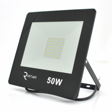 Прожектор SLIM LED RITAR RT-FLOOD50A, 50W, 56xSMD2835, IP65, 4000Lm, 6500K (100%), PF&amp;gt;0.9 Ra&amp;gt;70, 215*240*30mm, Q20