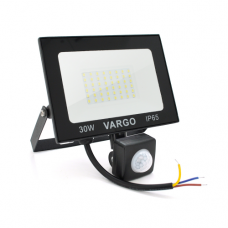 Прожектор LED c датчиком руху Vg-30W, IP65, 6500K, 2700Лм. Box