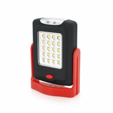 Прожекторний ліхтарик Watton WT-311, 3+20 LED, 1+1 режим, міцний пластик, ip44, магніт, живлення від 3*ААА, ОЕМ