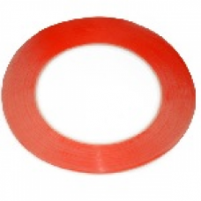 Скотч двосторонній 3M довжина 50м, ширина 3 мм червоний