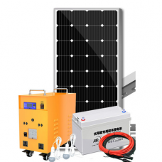 Сонячна станція з накопиченням енергії + інвертор 1500W + сонячна панель 200W + акумулятор 12V / 100AH, 2*AC / 220V+4*DC / 12V+2*USB / 5V