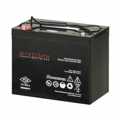 Акумуляторна батарея AGM MAKELSAN 6-FM-12, Black Case, 12V 12.0Ah ( 151 х 98 х 95 (101) ) Q4