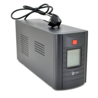 ДБЖ Ritar RTM1000 (600W) Proxima-D, LCD, AVR, 3st, 3xSCHUKO socket, 2x12V7Ah, metal Case (350х120х190) Q2