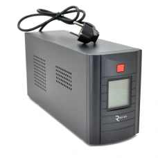 ДБЖ Ritar RTM1000 (600W) Proxima-D, LCD, AVR, 3st, 3xSCHUKO socket, 2x12V7Ah, metal Case (350х120х190) Q2