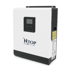 Гібридний інвертор NTOP NTP3000-24, 3000W, 24V, струм заряду 0-70A, 160-275V, ШIM-контролер (50А, 80 Vdc)