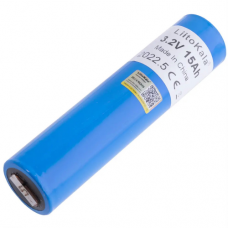 Літій-залізо-фосфатний аккумулятор 18500 LiFePO4 LiitoKala-33140, 15Ah, 3.2V, Blue