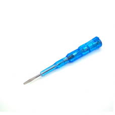 Індикатор-викрутка для тестування напруги 100-500V, довжина 12 cm, Blue
