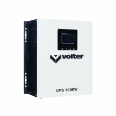 ДБЖ з правильною синусоїдою VOLTER - 1000 (1000Вт), 12V під зовнішню батарею, струм заряду 1-15А, пікова потужність до 2000Вт