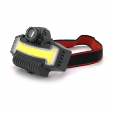 Налобний ліхтарик Bailong BL-W685-LTS+COB+RGB, 5 режимів, водостійкий, ударостійкий, вбудований акумулятор, USB кабель, Box