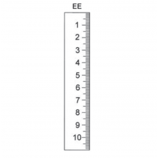 Линейки 300-10000 мм с вертикальной шкалой тип EE Vogel