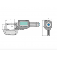 Микрометры МКЦ 25 - МКЦ 100 с оптическим контролем допуска Vogel